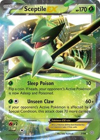 Sceptile EX English - XY - Ancient Origins [Lightly Played]