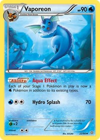 Vaporeon (Normal) English - XY - Ancient Origins [Near Mint]