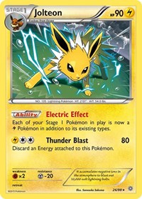 Jolteon English - XY - Ancient Origins [Lightly Played]