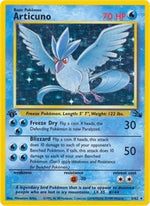 Articuno (2) (1st Edition Holofoil) English - Fossil [Lightly Played]