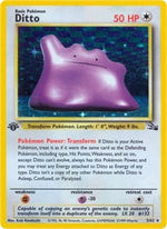 Ditto (3) (Unlimited Holofoil) English - Fossil [Lightly Played]