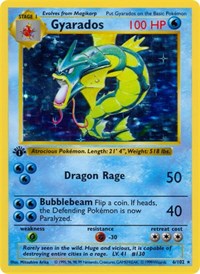 Gyarados (Unlimited Holofoil) English - Base Set (Shadowless) [Near Mint]