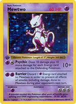 Mewtwo (Unlimited Holofoil) English - Base Set (Shadowless) [Moderately Played]