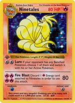 Ninetales English - Base Set (Shadowless) [Damaged]