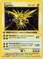 Zapdos English - Base Set (Shadowless) [Heavily Played]