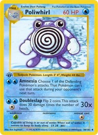 Poliwhirl English - Base Set (Shadowless) [Near Mint]