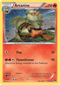 Arcanine (Reverse Holofoil) English - XY - BREAKpoint [Lightly Played]