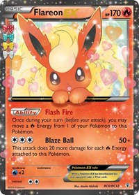 Flareon EX English - Generations: Radiant Collection [Damaged]