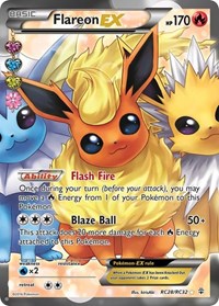 Flareon EX Full Art English - Generations: Radiant Collection [Moderately Played]