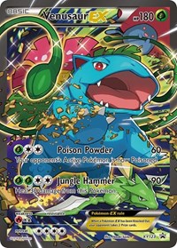 Venusaur EX XY123 English - XY Promos [Moderately Played]