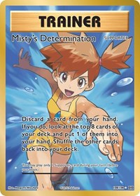 Mistys Determination Full Art English - XY - Evolutions [Damaged]