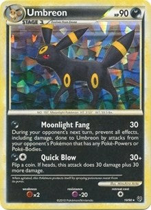 Umbreon - 10/90 (Cracked Ice Holo) (Holofoil) English - Deck Exclusives [Lightly Played]