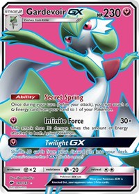 Gardevoir GX (Full Art) (Holofoil) English - SM - Burning Shadows [Lightly Played]