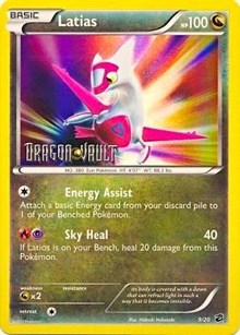 Latias - 9/20 (Dragon Vault) (Holofoil) English - Blister Exclusives [Lightly Played]