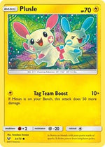 Plusle (Reverse Holofoil) English - Shining Legends [Near Mint]