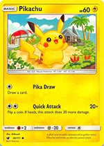 Pikachu (Reverse Holofoil) English - SM - Crimson Invasion [Near Mint]