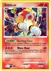 Entei 4 132 Cracked Ice Holo English - Miscellaneous Cards & Products [Near Mint]