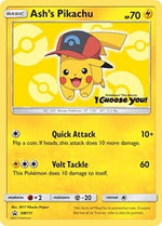 Ash's Pikachu - SM111 (Normal) English - SM Promos [Lightly Played]