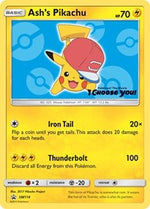 Ash's Pikachu - SM114 (Normal) English - SM Promos [Lightly Played]