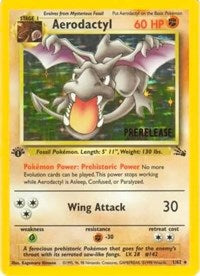 Aerodactyl (Prerelease) (1st Edition Holofoil) English - WoTC Promo [Lightly Played]