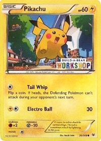 Pikachu - 20/108 (Build-A-Bear Workshop Exclusive) (Normal) English - Miscellaneous Cards & Products [Near Mint]