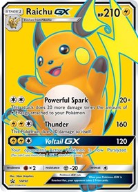 Raichu GX SM90 English - SM Promos [Lightly Played]