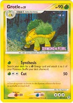 Grotle - 49/130 [Diamond & Pearl] (Reverse Holofoil) English - Burger King Promos [Damaged]