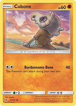 Cubone (Reverse Holofoil) English - SM - Forbidden Light [Near Mint]