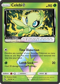Celebi Prism Star English - SM - Lost Thunder [Lightly Played]