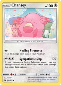 Chansey (Reverse Holofoil) English - SM - Lost Thunder [Near Mint]