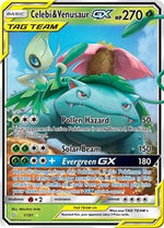 Celebi and Venusaur GX English - SM - Team Up [Lightly Played]
