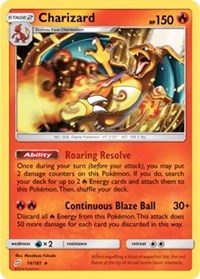 Charizard 14 181 SM Team Up English - Deck Exclusives [Lightly Played]