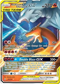 Reshiram & Charizard GX (Holofoil) English - SM - Unbroken Bonds [Near Mint]