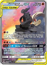 Marshadow and Machamp GX 199 Full Art English - SM - Unbroken Bonds [Near Mint]