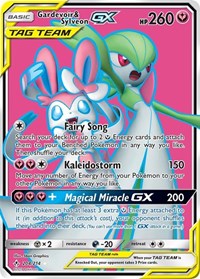 Gardevoir & Sylveon GX (204) (Full Art) (Holofoil) English - SM - Unbroken Bonds [Near Mint]