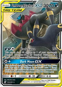 Umbreon and Darkrai GX English - SM - Unified Minds [Near Mint]