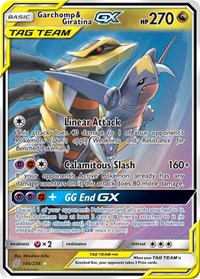 Garchomp and Giratina GX English - SM - Unified Minds [Near Mint]