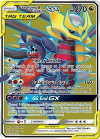 Garchomp and Giratina GX Full Art English - SM - Unified Minds [Near Mint]