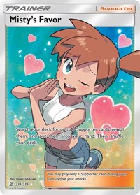 Misty's Favor (Full Art) (Holofoil) English - SM - Unified Minds [Near Mint]