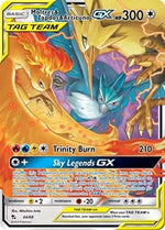 Moltres & Zapdos & Articuno GX (Holofoil) English - Hidden Fates [Near Mint]