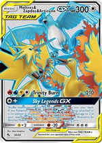 Moltres and Zapdos and Articuno GX Full Art English - Hidden Fates [Near Mint]