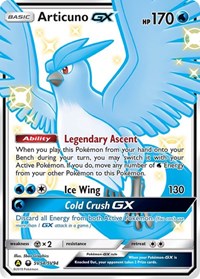 Articuno GX English - Hidden Fates: Shiny Vault [Near Mint]