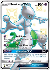 Mewtwo GX English - Hidden Fates: Shiny Vault [PSA 10]
