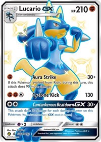 Lucario GX English - Hidden Fates: Shiny Vault [PSA 10]