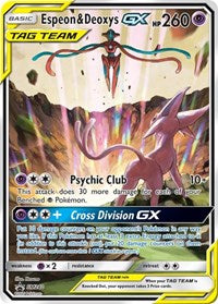 Espeon and Deoxys GX SM240 English - SM Promos [Lightly Played]
