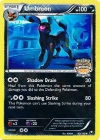 Umbreon 60 108 Regional Championships English - League & Championship Cards [PSA 9]