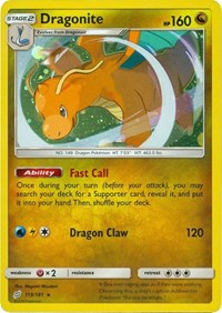 Dragonite - 119/181 (Cosmos Holo) (Holofoil) English - Miscellaneous Cards & Products [Near Mint]
