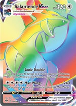 Salamence VMAX Secret English - SWSH03: Darkness Ablaze [Damaged]