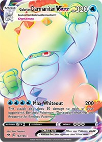 Galarian Darmanitan VMAX (Secret) (Holofoil) English - SWSH04: Vivid Voltage [Near Mint]