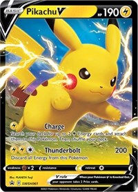 Pikachu V - SWSH061 (Holofoil) English - SWSH: Sword & Shield Promo Cards [Near Mint]